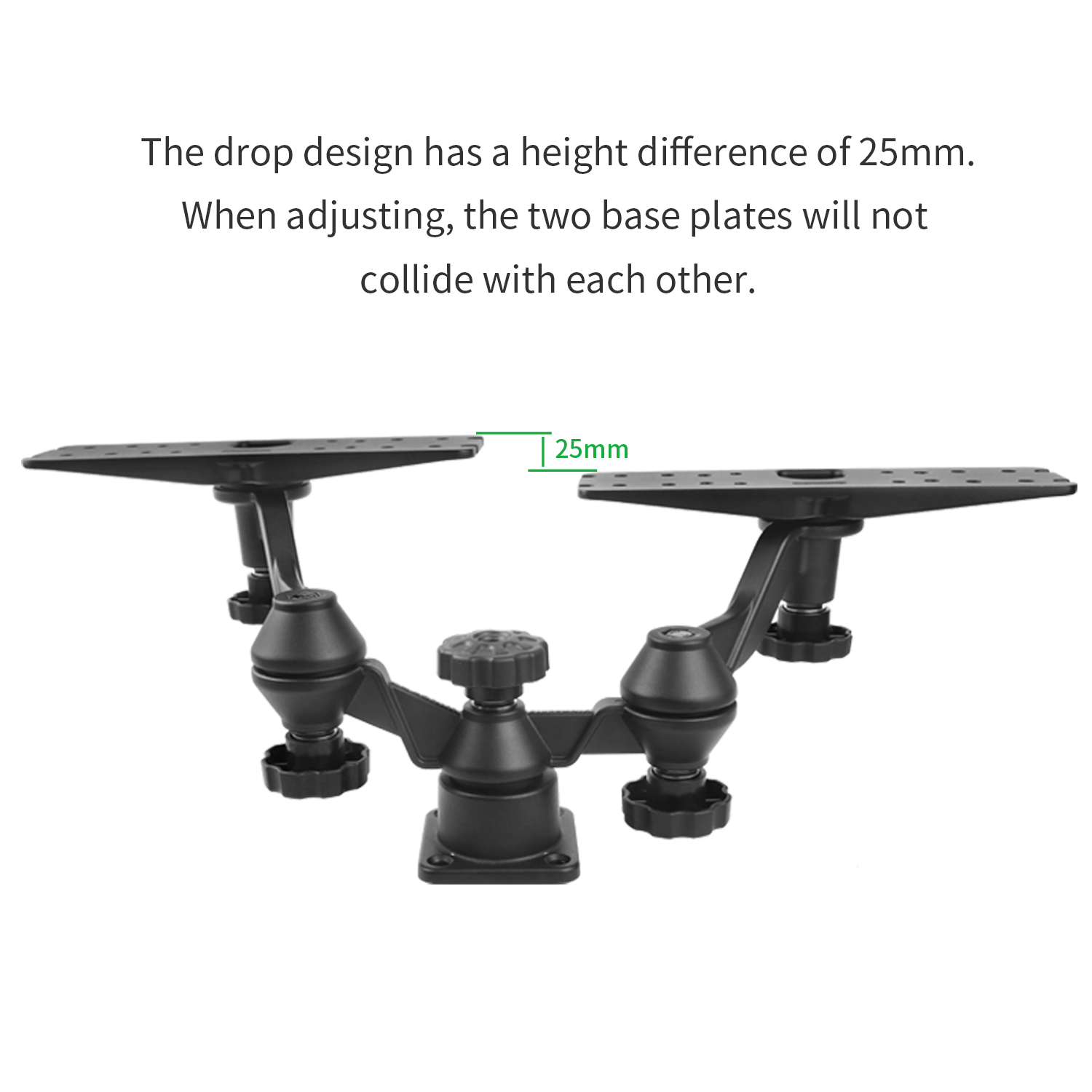 Horizontal boom dual-arm fishf - Fish Finder ulasan dan harga