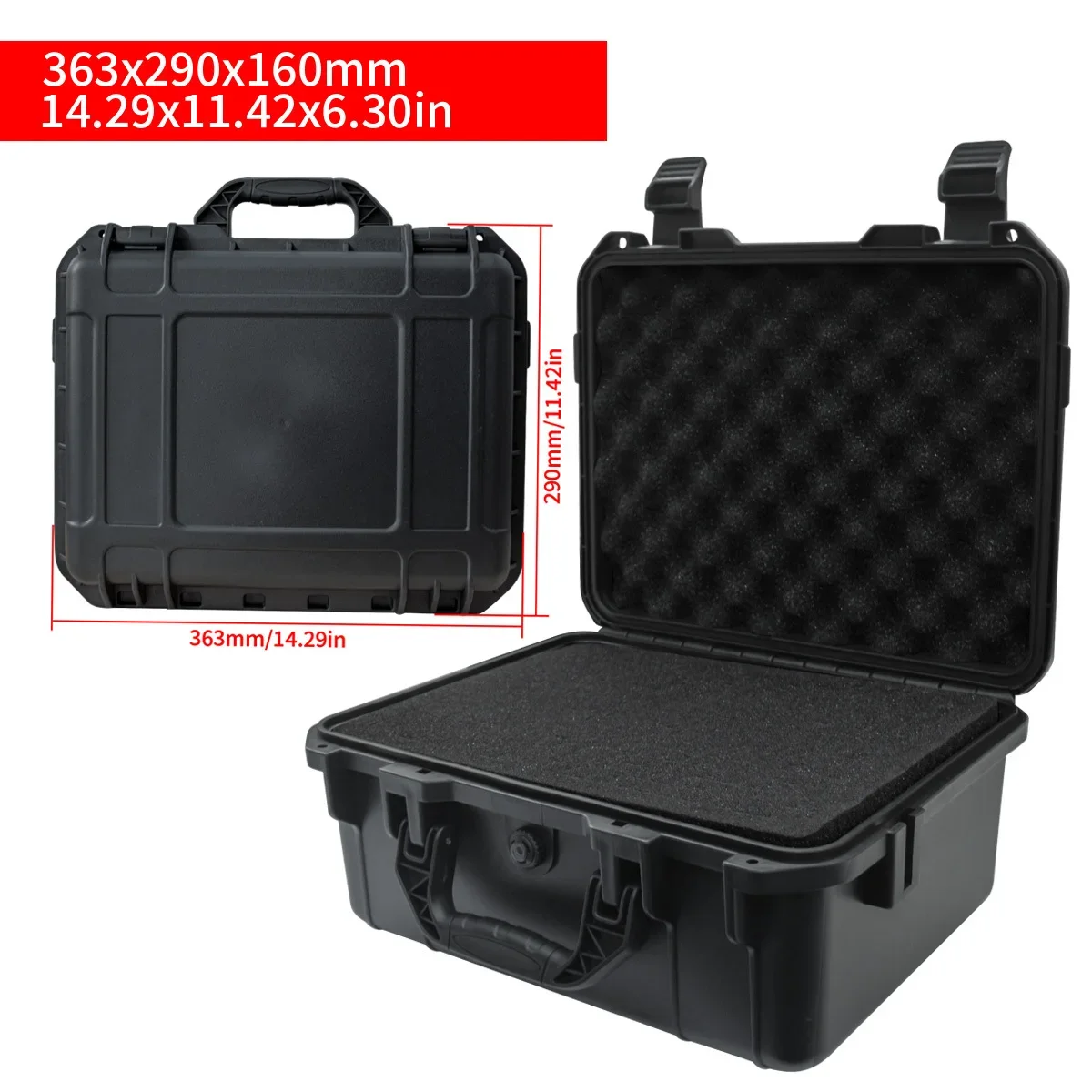 1 portable toolbox with pre cu - Fish Finder Case ulasan dan harga