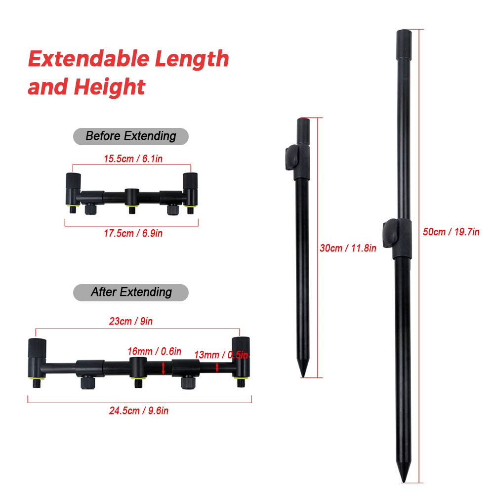 Coonor Fishing Pole Holder Ext - Fish Alarm ulasan dan harga