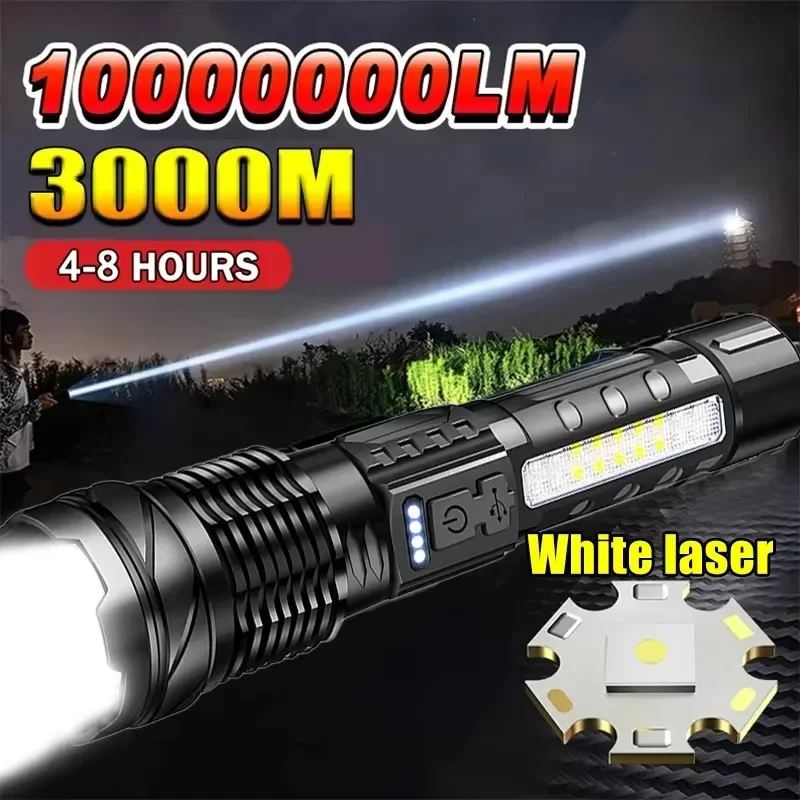 Powerful LED Flashlight Batter - Fishing Light ulasan dan harga