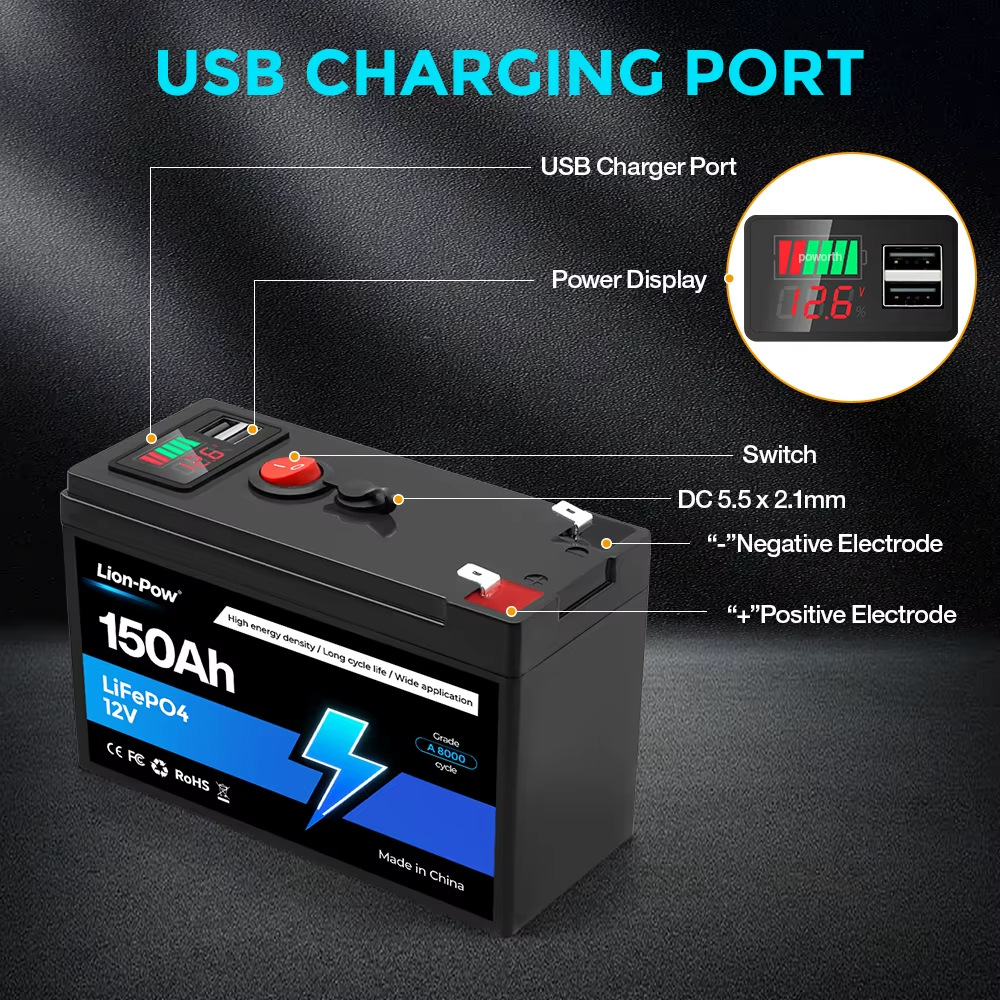 12V 150Ah LiFePO4 Rechargeable - Fish Finder ulasan dan harga