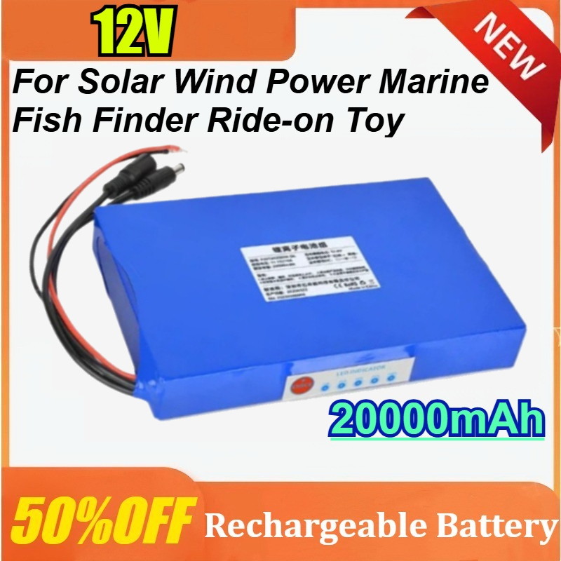 12V 20Ah for Solar Wind Power  - Fish Finder Charger ulasan dan harga