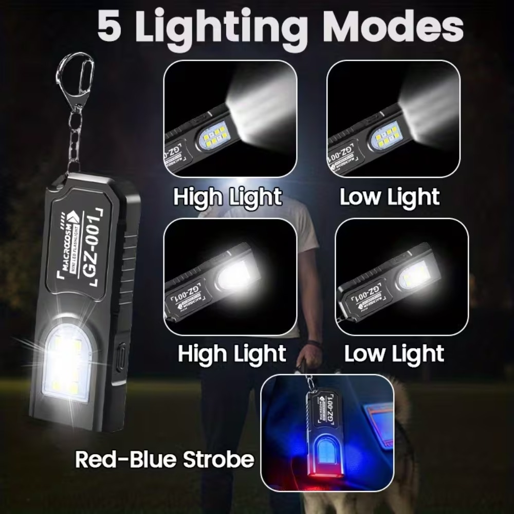Mini COB LED Keychain Flashlig - Fishing Light ulasan dan harga